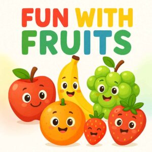 Fun with Fruits | A Tasty Adventure of Colorful Fruits