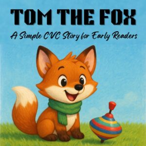 Tom the Fox: Learn to Read with Simple CVC Words – A Beginner Phonics Book with Bright Illustrations